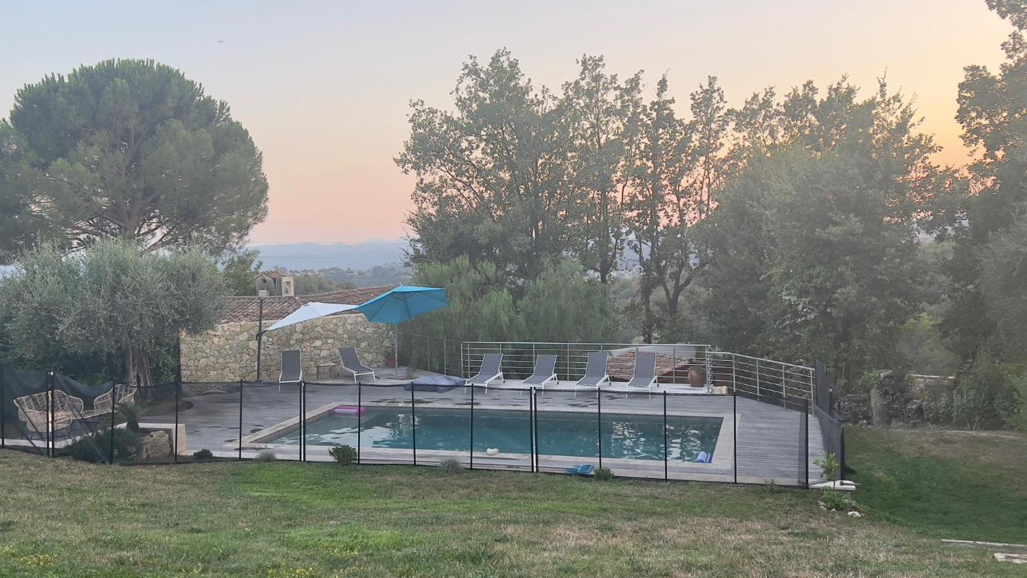 Magnifique Villa Moderne Avec Piscine La Gaude Bagian luar foto